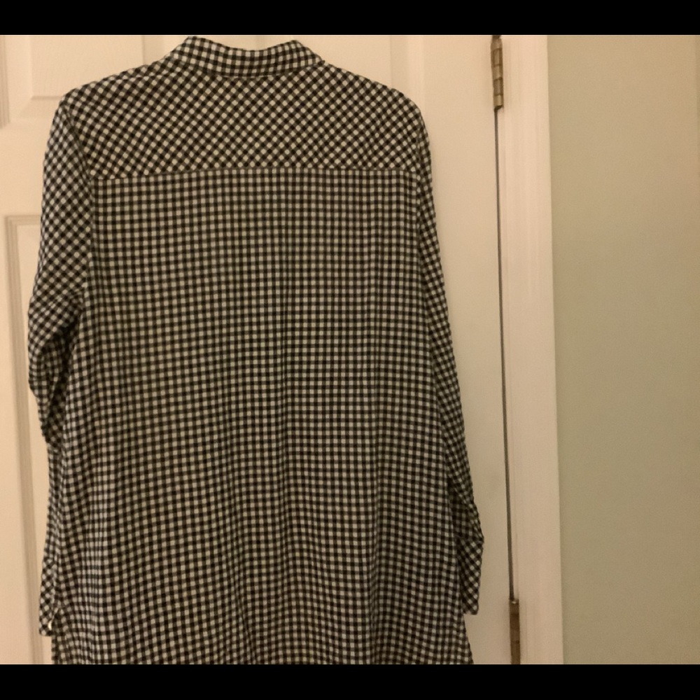 Textured Gingham Button Down Tunic. - image 3